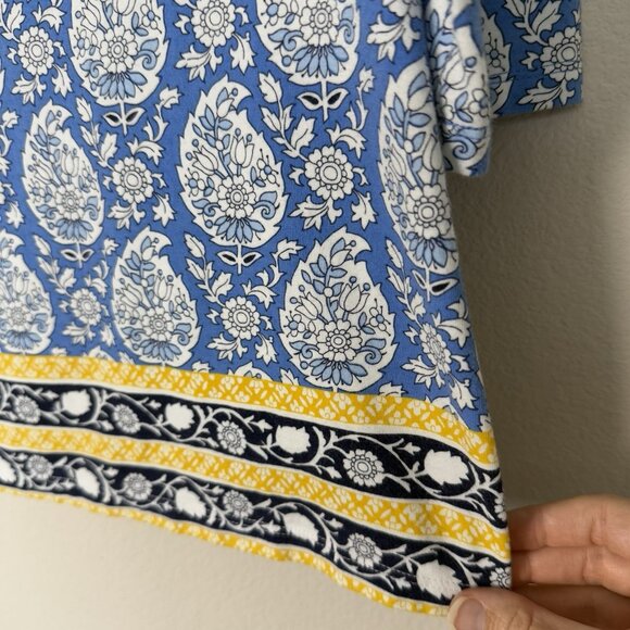 Talbots Printed 3/4‎ Sleeve Knit Tee Womens Size X Colorful Resortwear Summer - Picture 3 of 6